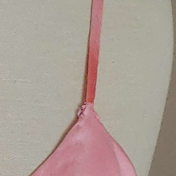 Vintage Silk Slip Sun Dress 90's Y2K Fairy Core Boho Sundress Tie Dye Going Out - Picture 10 of 11